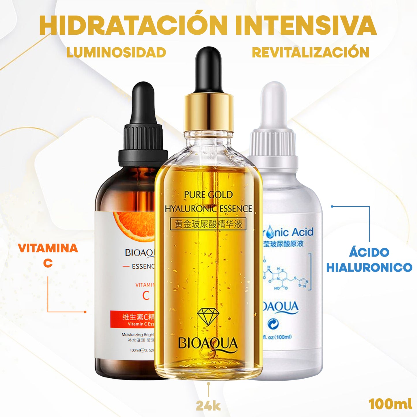 HID. INTENSIVA + SERUM DE 24k + CAJA SEG